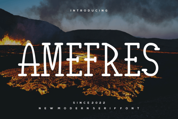 Amefres: A Sweet and Elegant Display Font for Modern Design