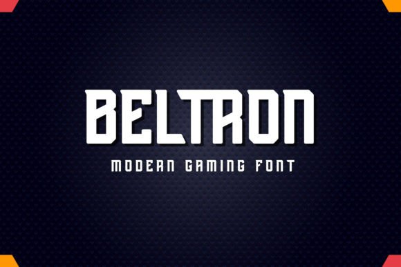 Beltron: A Modern Gaming Display Font for Creative Projects