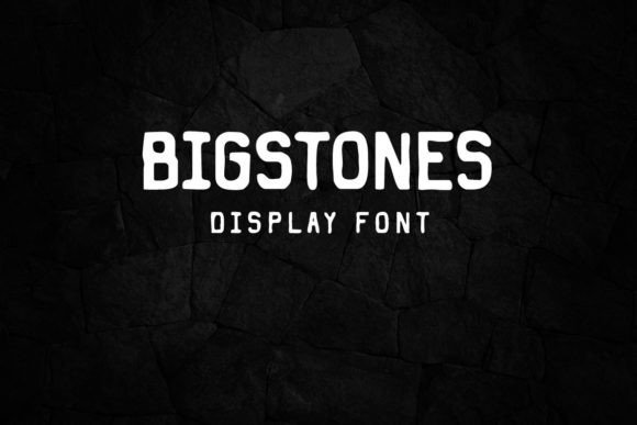Bigstones: A Bold Display Font That Bridges the Past and Future of Design
