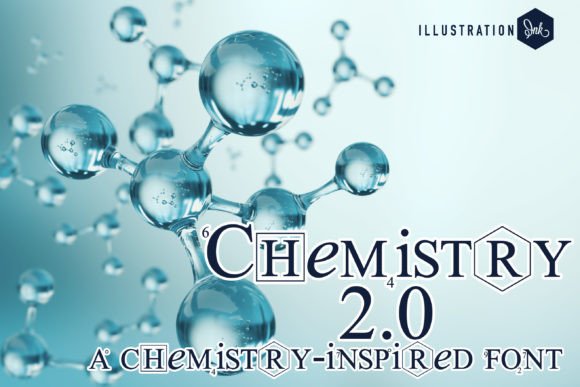 Chemistry 2.0: The Fun Serif Display Font for Science and Education Projects