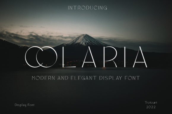 Colaria: A Modern and Elegant Display Font for Contemporary Design