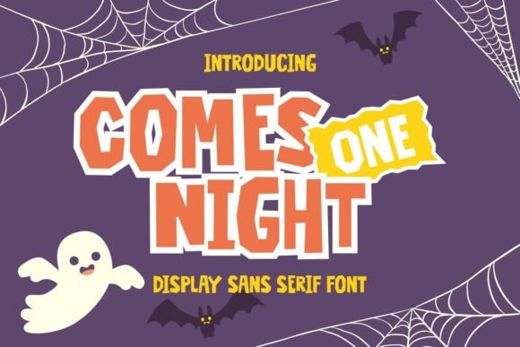 Comes One Night: A Display Font That Brings Joy to Every Design
