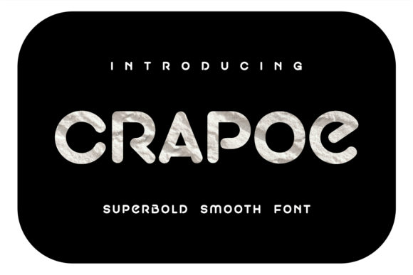 Crapoe: A Bold Typography Solution for Modern Marketing and Design Projects