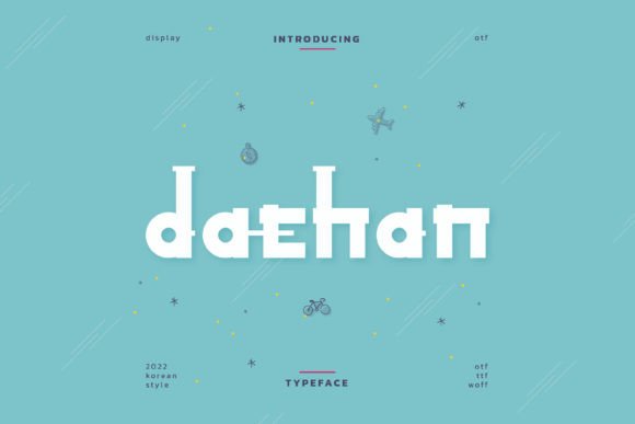 Daehan: A Whimsical Font That Brings Personality to Your Designs