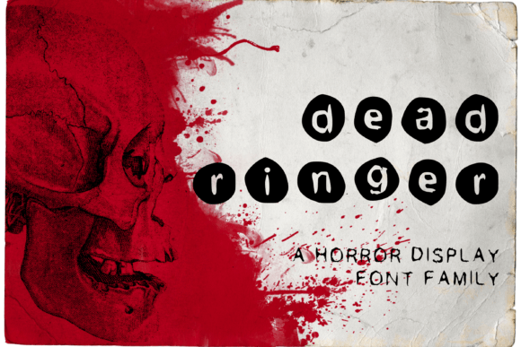 Dead Ringer: A Spine-Chilling Font for Horror and Halloween Designs