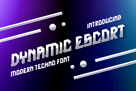 Dynamic Escort: A Bold Choice for Modern Typography