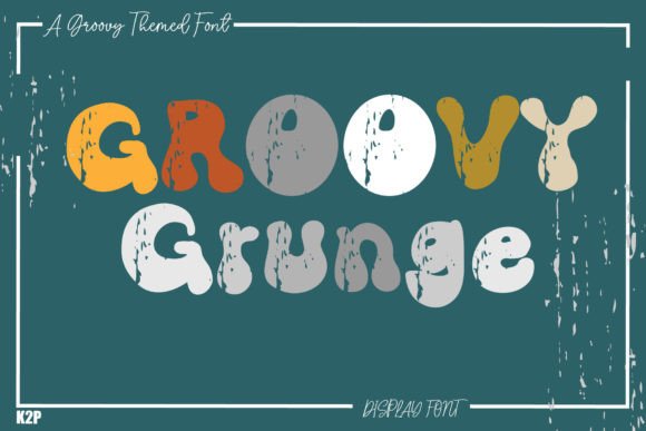Groovy Grunge: A Whimsical Display Font for Timeless Design
