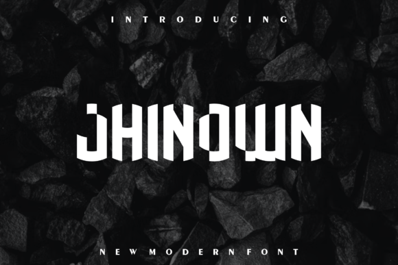Jhinown: A Unique Display Font for Classy and Modern Typography Needs