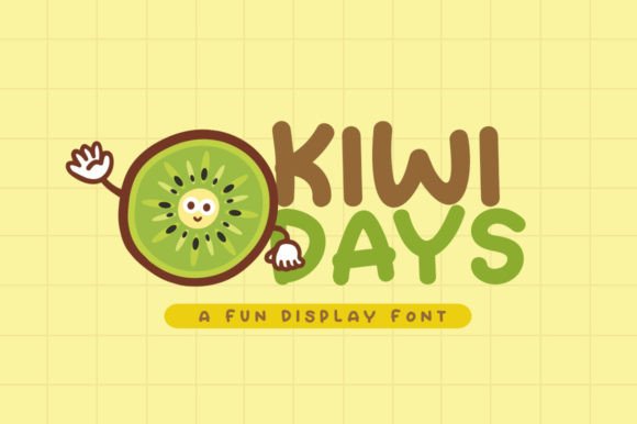 Kiwi Days: A Playful Font for Creative and Professional Workflows