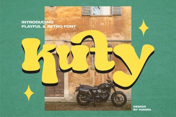 Kuty: A Retro-Styled Font for Modern Creations