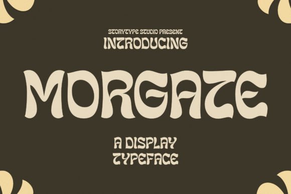 Morgate: A Modern Display Font with a Whimsical Touch