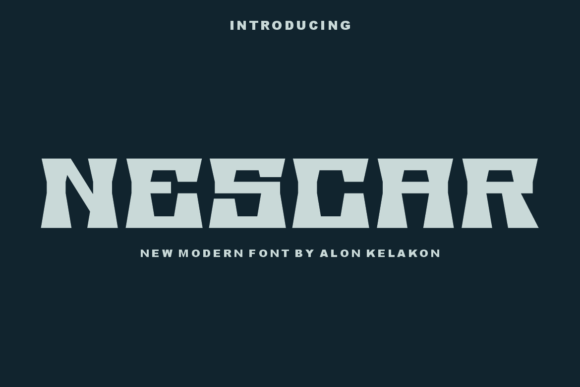 Nescar: A Display Font That Captures Attention