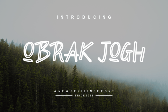 Obrakjogh: A Sweet and Elegant Display Font for Modern Design