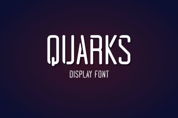 Quarks: A Modern Display Font for Impactful Design
