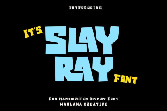 Why Slayray Stands Out as a Joyful Display Font for Creative Designs