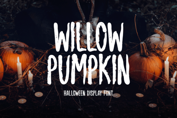 Willow Pumpkin: A Unique Display Font for Halloween and Creative Projects