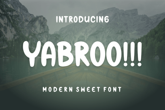 Yabroo: A Bold Display Font for Modern Branding and Creative Projects